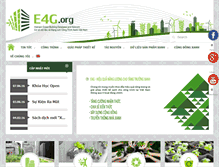 Tablet Screenshot of e4g.org